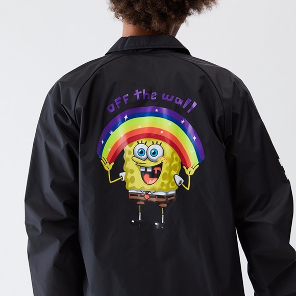Vans Other - VANS x SpongeBob SquarePants Torrey Black Coaches Jacket